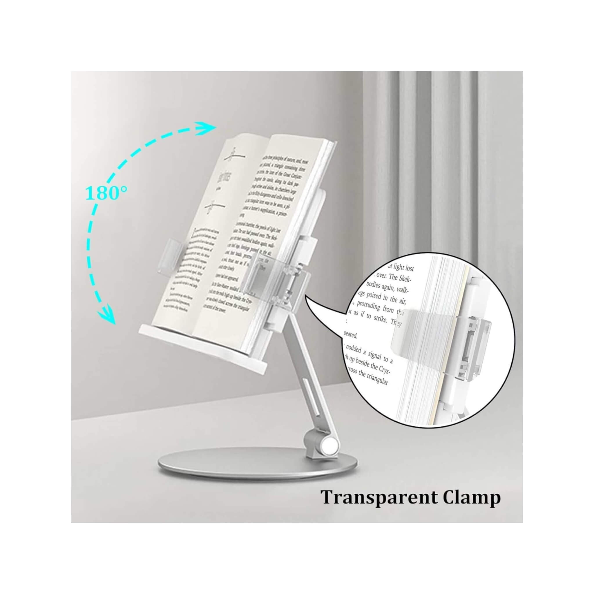 Adjustable Book Stand - 360° Rotation Adjustable Book Stand - 360° Rotation