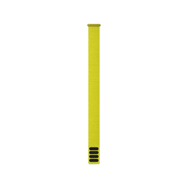 Garmin UltraFit Nylon Strap 26mm in Amp Yellow, Available now at TaMiMi Projects in Qatar.