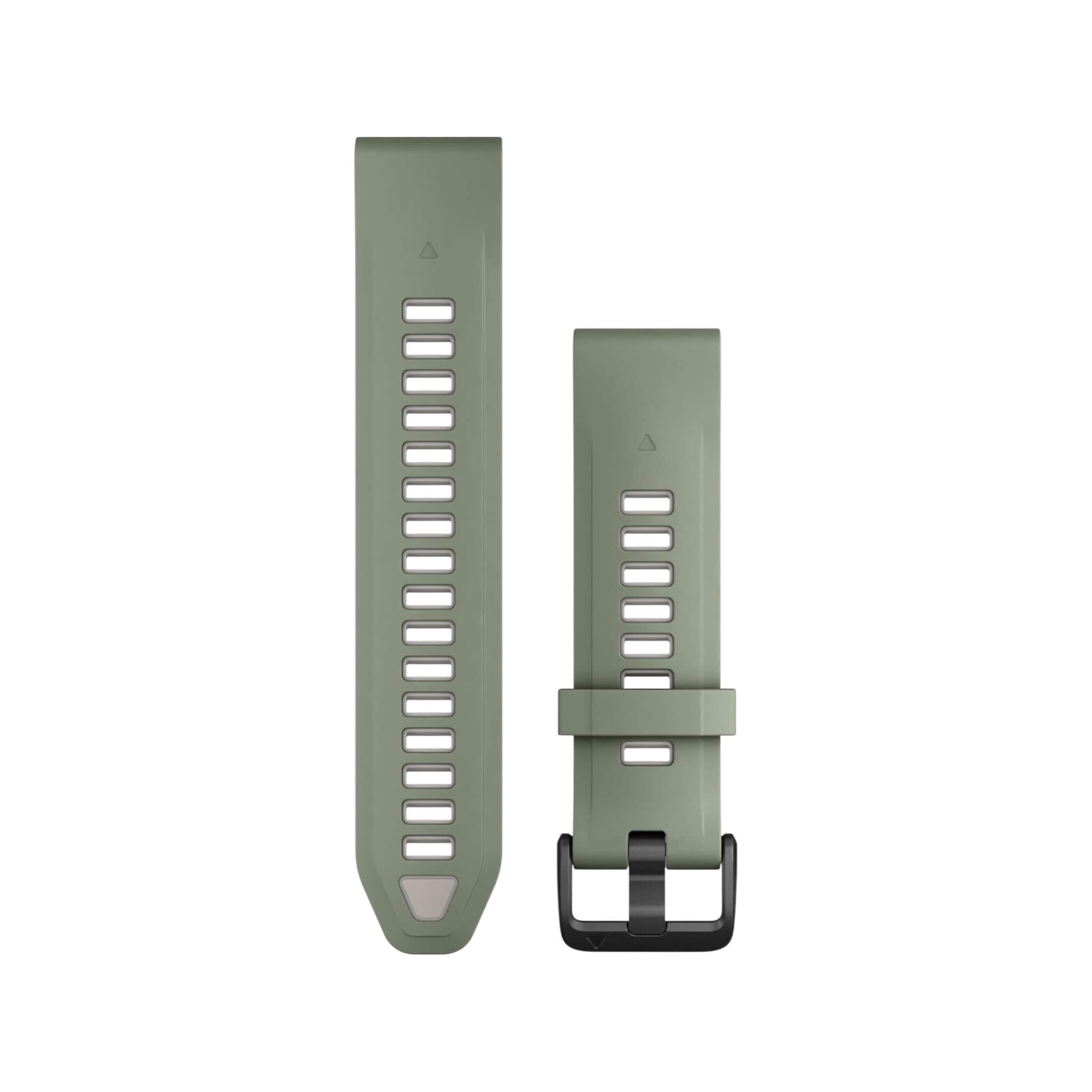 Garmin QuickFit® 20 Watch Band - Willow/Fog Gray Silicone Garmin QuickFit® 20 Watch Band - Willow/Fog Gray Silicone