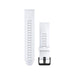 Garmin QuickFit® 20 Watch Band in Whitestone Silicone, Available now at TaMiMi Projects in Qatar.