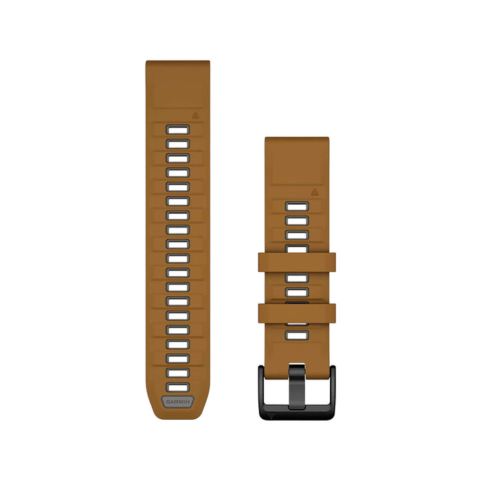 Garmin QuickFit® 22 Watch Band in Autumn with Pebble Gray Silicone, Available now at TaMiMi Projects in Qatar.