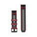 Garmin QuickFit® 26 Watch Band - Marsala with Graphite Silicone, Available now at TaMiMi Projects in Qatar.