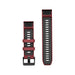 Garmin QuickFit® 22 Watch Band in Marsala with Graphite Silicone, Available now at TaMiMi Projects in Qatar.