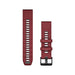 Garmin QuickFit® 22 Watch Band in Marsala with Graphite Silicone, Available now at TaMiMi Projects in Qatar.
