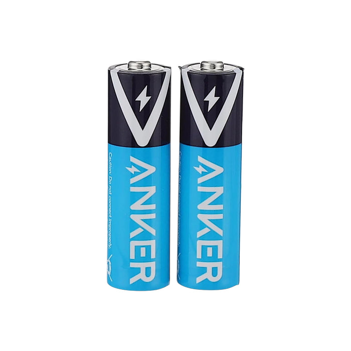 Anker AA alkaline batteries, 4-pack, long-lasting and suitable for various devices, available from TaMiMi Projects in Qatar.