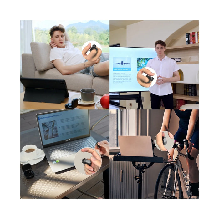 Smart Bluetooth Ring Controller, Compatible with iOS, Android, Windows, and macOS. Available now from TaMiMi Projects in Qatar.