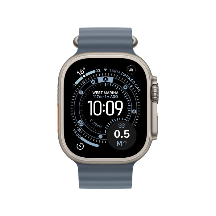 Apple Watch Band - 49mm Anchor Blue Ocean Band. Available now from TaMiMi Projects in Qatar.