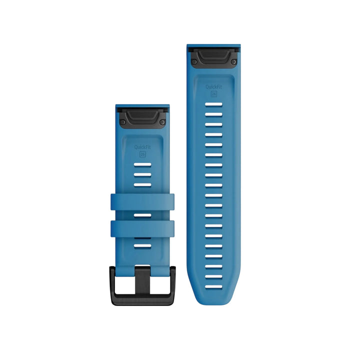 Garmin QuickFit® 26 Watch Bands - Cirrus Blue Silicone, Available now from TaMiMi Projects in Qatar.