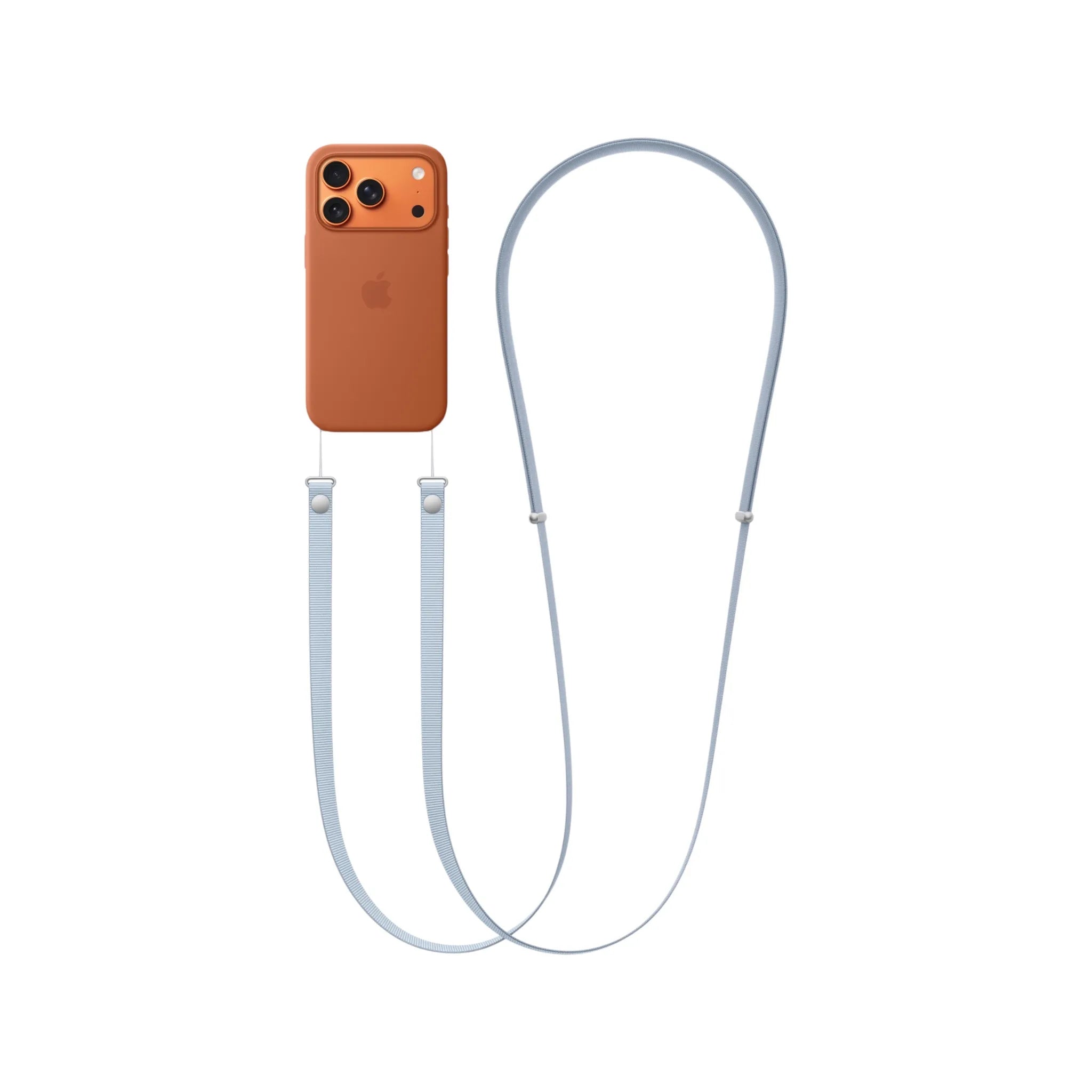 Apple Crossbody Strap - Light Blue Apple Crossbody Strap - Light Blue