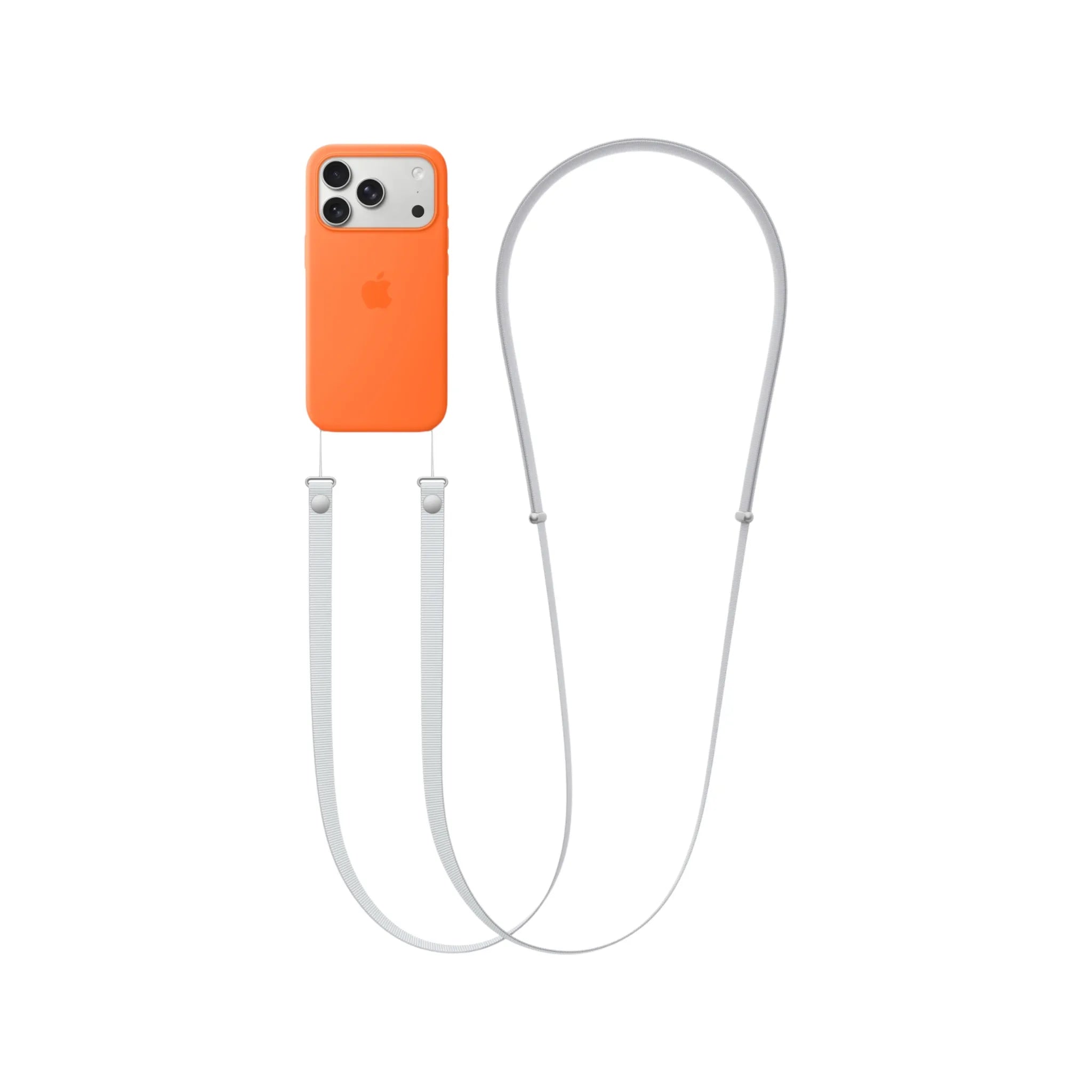 Apple Crossbody Strap - Light Gray Apple Crossbody Strap - Light Gray