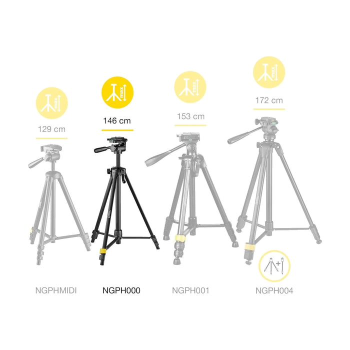 National Geographic Aluminum Tripod
Made of high-quality lightweight aluminum, Available now from TaMiMi Projects in Qatar.