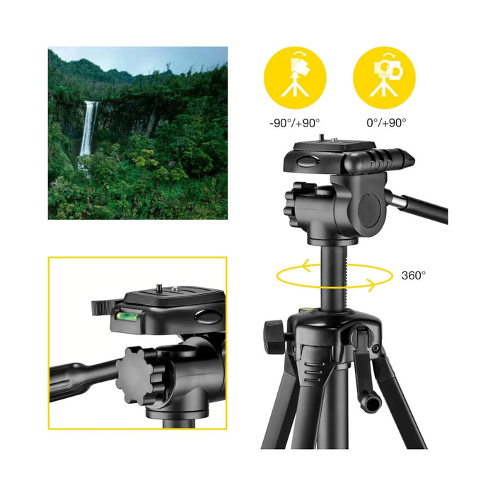 ‫احصل علي ستاند تصوير National Geographic من تميمى بروجكتس في قطر. من الألمنيوم برأس ثلاثي الاتجاهات، ضبط سهل وشنطة حمل أصلية 
