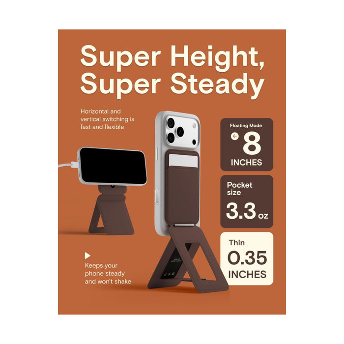 ‫احصل علي ‫ستاند موفت ثلاثي القوائم من تميمي بروجكتس في قطر. يدعم ماج سيف، مصنوع من جلد نباتي عالي الجودة.