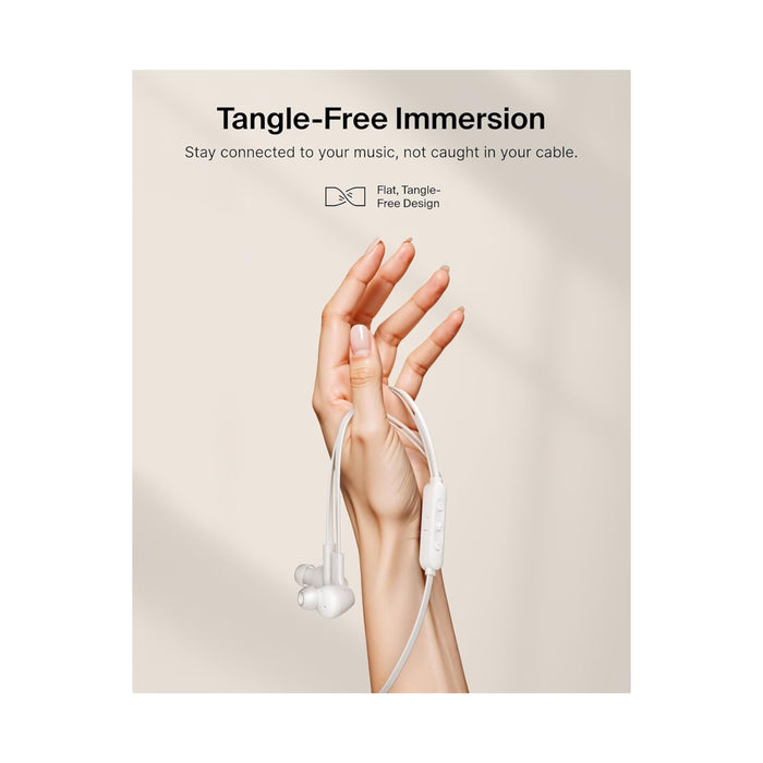 Belkin SoundForm USB-C In-Ear Earphones with ANC - White
Available now from TaMiMi Projects in Qatar.