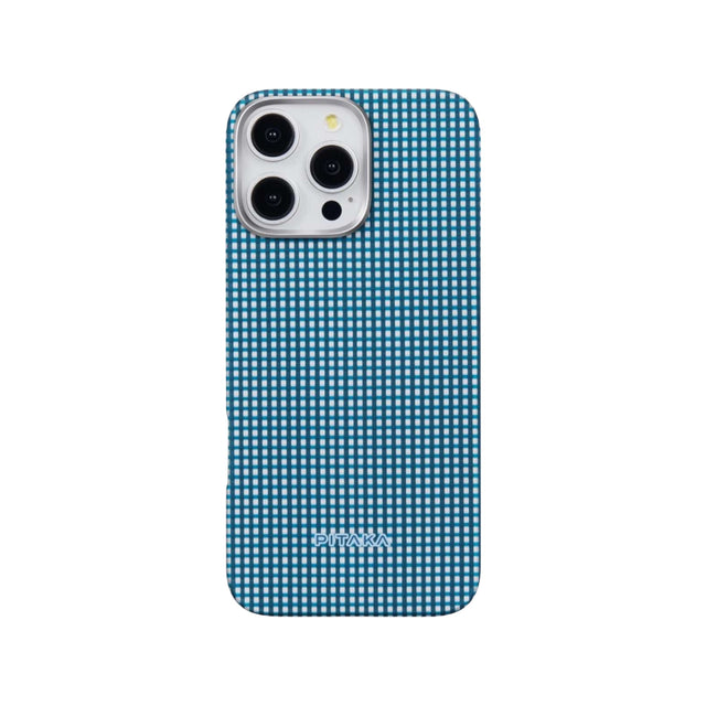 Pitaka case for iPhone 16 Pro Max in Ocean Blue, slim and durable, providing premium protection, in Qatar at TaMiMi Projects
