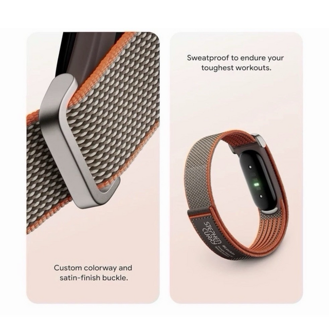 Google Fitbit Air Fitness Tracker, Blood oxygen (SpO2) tracking to help monitor key wellness metrics.