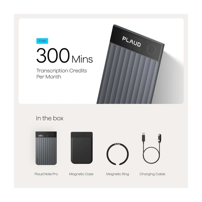 Digital voice recorder PLAUD Note Pro AI meeting assistant device TaMiMi Projects in Qatar