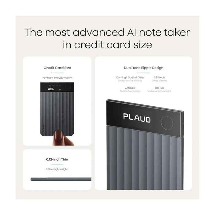PLAUD Note Pro AI voice recorder 64GB smart transcription device TaMiMi Projects in Qatar