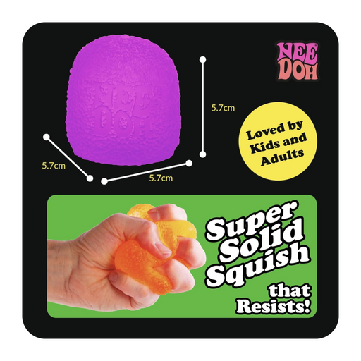 NeeDoh Gumdrop Sensory Stress Toy, Fun gumdrop-shaped design with a soft squishy feel. TaMiMi Projects Qatar.