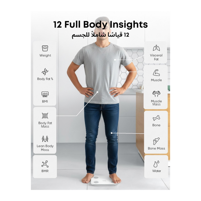 eufy A1 Smart Body Fat Scale - White
