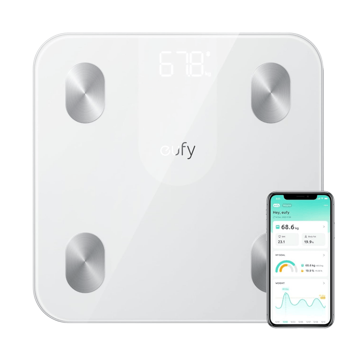 eufy A1 Smart Body Fat Scale, Fast Bluetooth connection with app for data tracking.