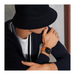 Apple Watch Hermès Series 11, 46mm Silver Titanium with Orange Kilim Single Tour. TaMiMi Projects Qatar.
