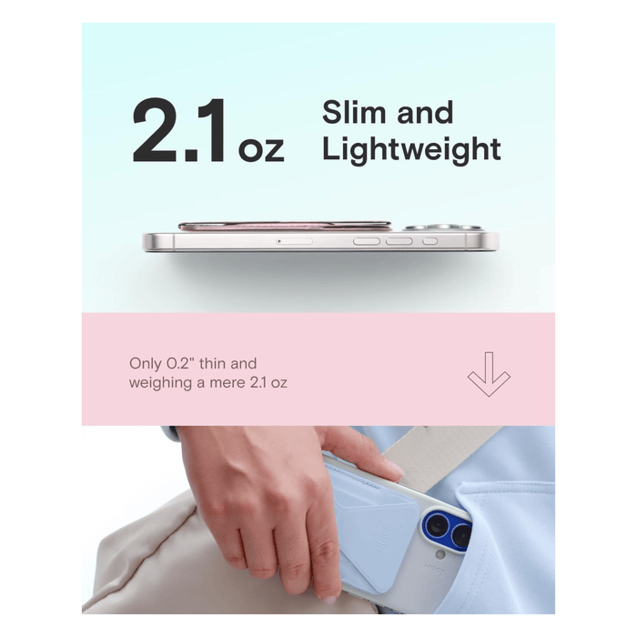 MOFT MagSafe Wallet Phone Stand - Light Pink