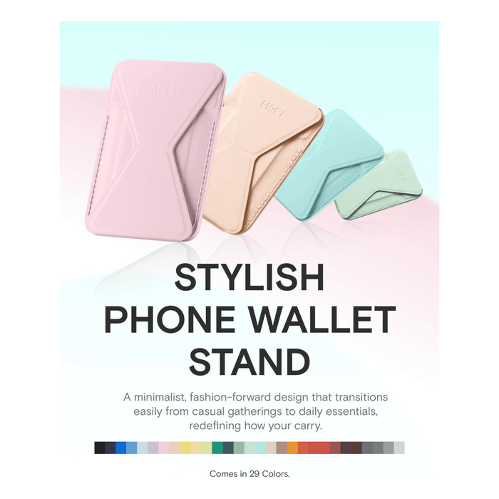 MOFT MagSafe Wallet Phone Stand - Light Pink