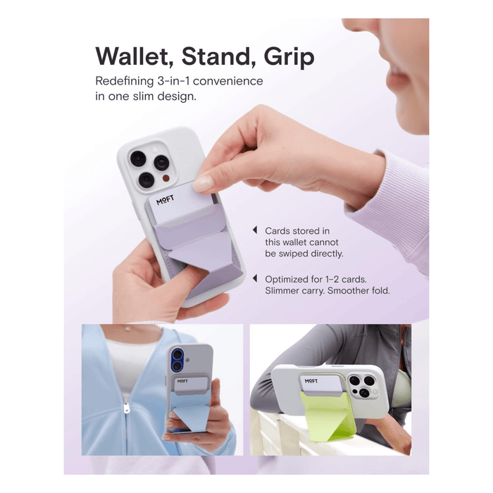 MOFT MagSafe Wallet Phone Stand - Light Pink