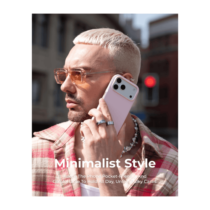 MOFT MOVAS Snap Case for iPhone 17 Pro Max - Light Pink