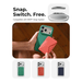 MOFT MOVAS Snap Case for iPhone 17 Pro, MagSafe compatible for wireless charging and magnetic accessories.
