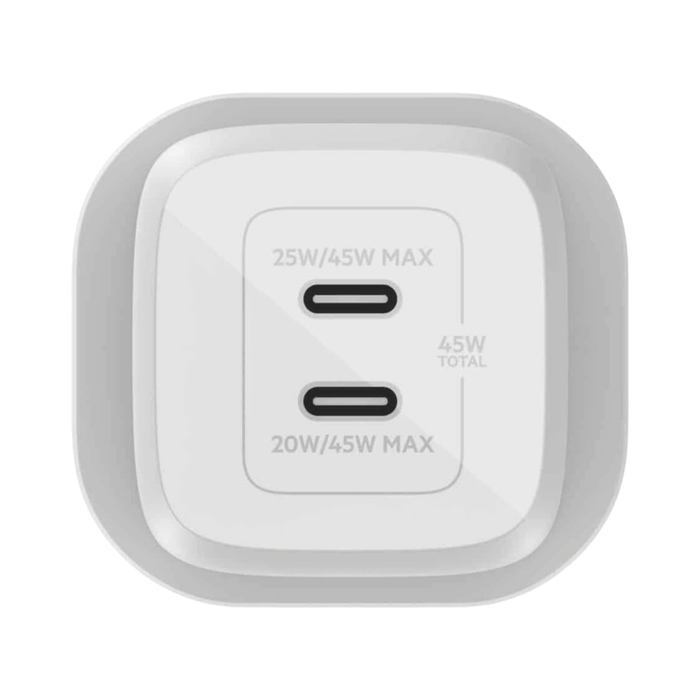 Belkin 45W Dual USB-C GaN Wall Charger with PD
