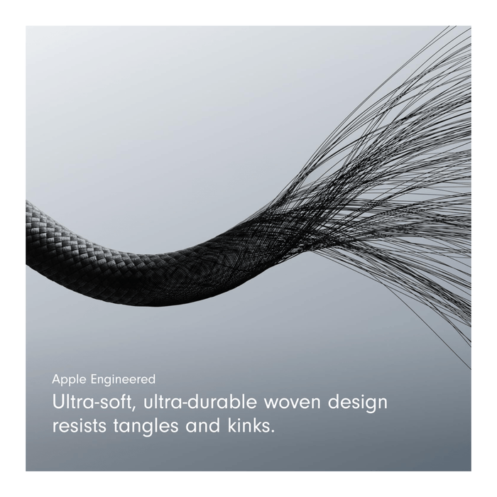 Beats USB-C to USB-C Woven Cable 3m 240W - Bolt Black