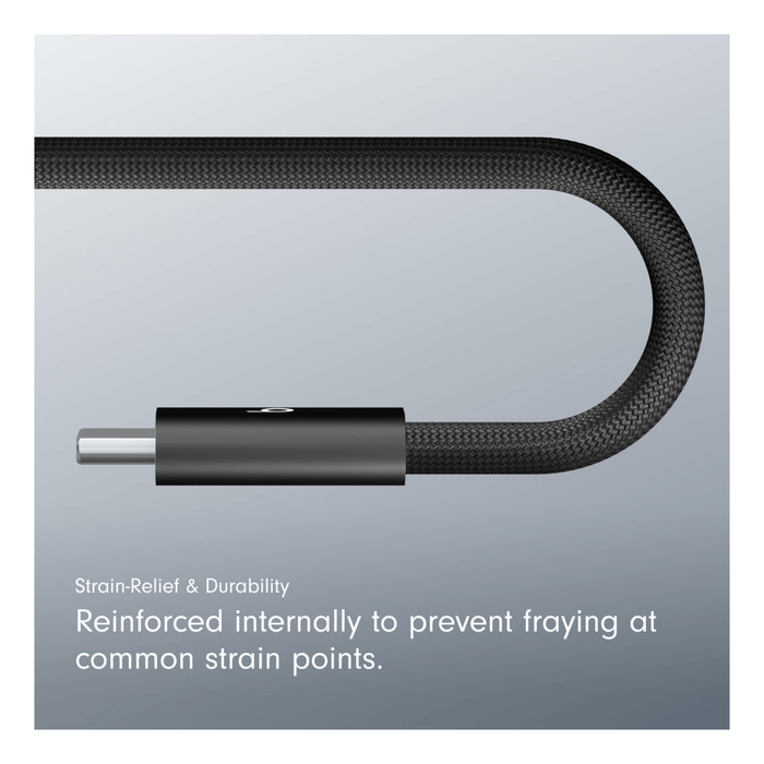 Beats USB-C to USB-C Woven Cable 3m 240W - Bolt Black