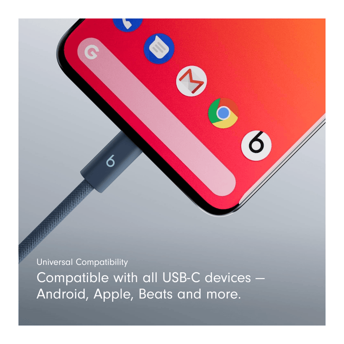 Beats USB-C to USB-C Woven Cable 3m 240W - Nitro Navy