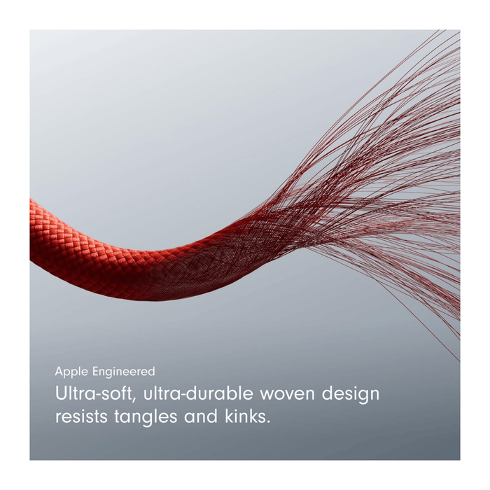 Beats USB-C to USB-C Woven Cable 3m 240W - Rapid Red