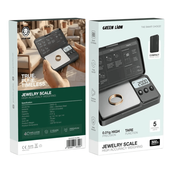 Green Lion Jewelry Scale 0.01g Precision 300g Capacity