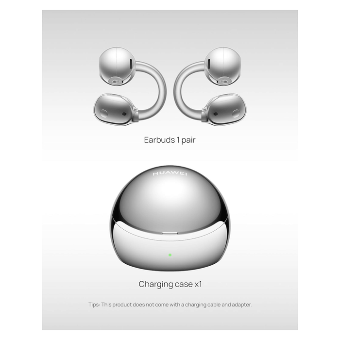 HUAWEI FreeClip 2 S Open-Ear Wireless Earbuds - Space Silver