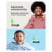 Belkin SOUNDFORM™ Headphones with USB-C Connector, with a design that actively directs  sound toward your eardrum.