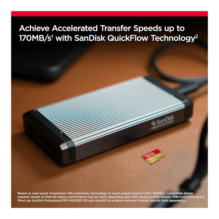 SanDisk Extreme 128GB microSD Card – Gaming & 4K UHD