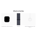 Apple Watch S11, GPS 46mm Jet Black with Sport Loop Band in Anchor Blue. Available at TaMiMi Projects in Qatar.