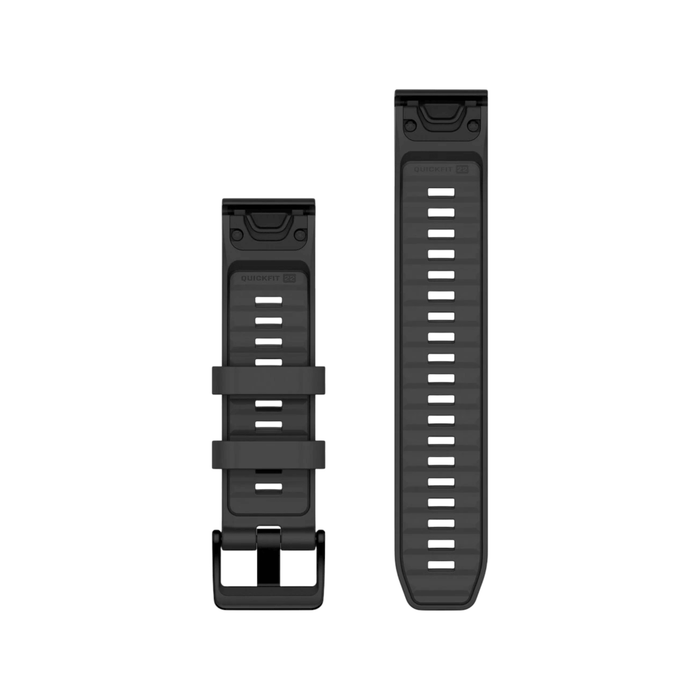 Garmin QuickFit® 22 Watch Band - Graphite Silicone