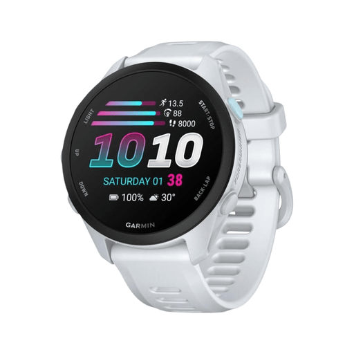 Forerunner® 70 in Whitestone - 43mm, Garmin Forerunner 70 beginner running smartwatch.