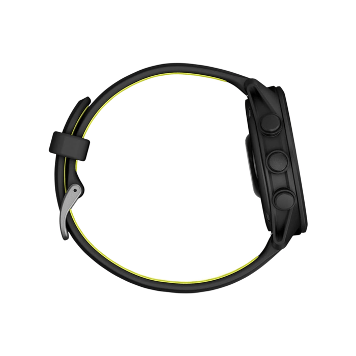 ‫ساعة جارمن فورينر 170 من تميمي بروجكتس في قطر. شاشة AMOLED، نظام GPS، تتبع نبض القلب، Garmin Coach وبطارية 10 أيام. 