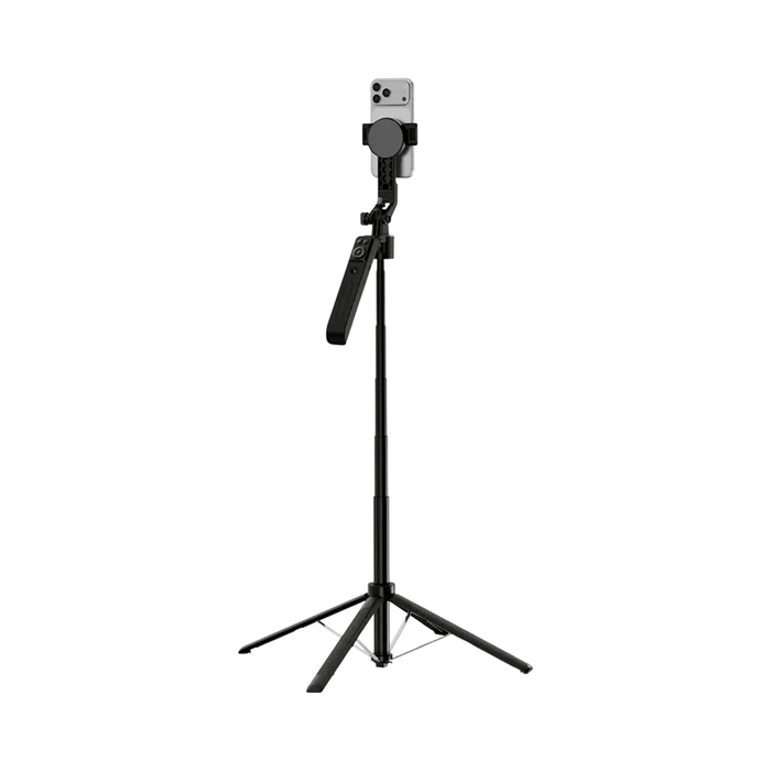 MagSafe AI Tripod with Face Tracking, MagSafe support for quick magnetic phone attachment.
