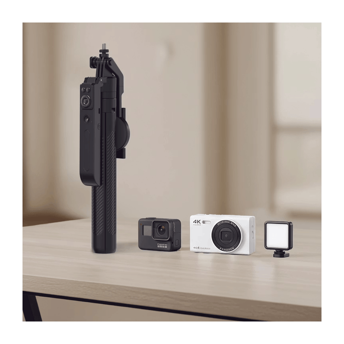 MagSafe AI Tripod with Face Tracking, Dual phone mount for using two devices simultaneously.