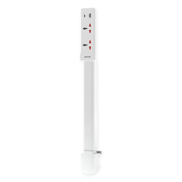 Power Link Universal Power Strip 2200W, 4-in-1 power station with a space-saving design.