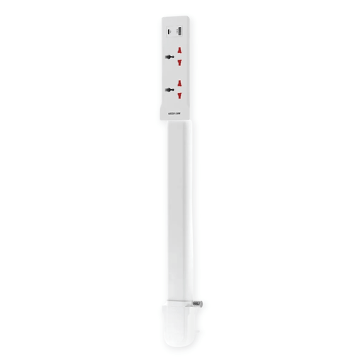 Power Link Universal Power Strip 2200W, 4-in-1 power station with a space-saving design.