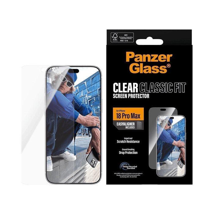 PanzerGlass Screen Protector iPhone 18 Pro Max | Classic Fit