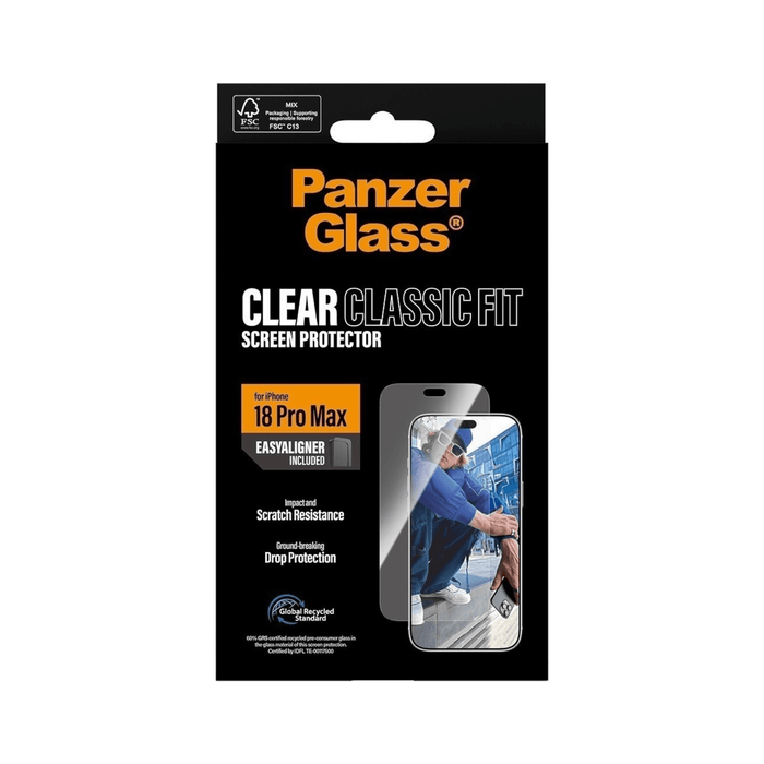 PanzerGlass Screen Protector iPhone 18 Pro Max | Classic Fit